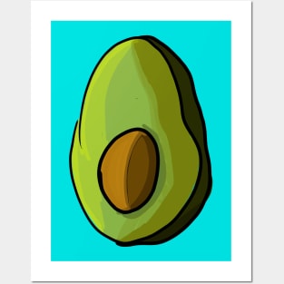 avocado toon Posters and Art